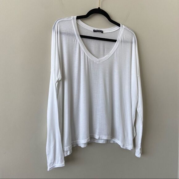Brandy melville-loose Fit Lightweight Long Sleeve Top - Picture 4 of 9